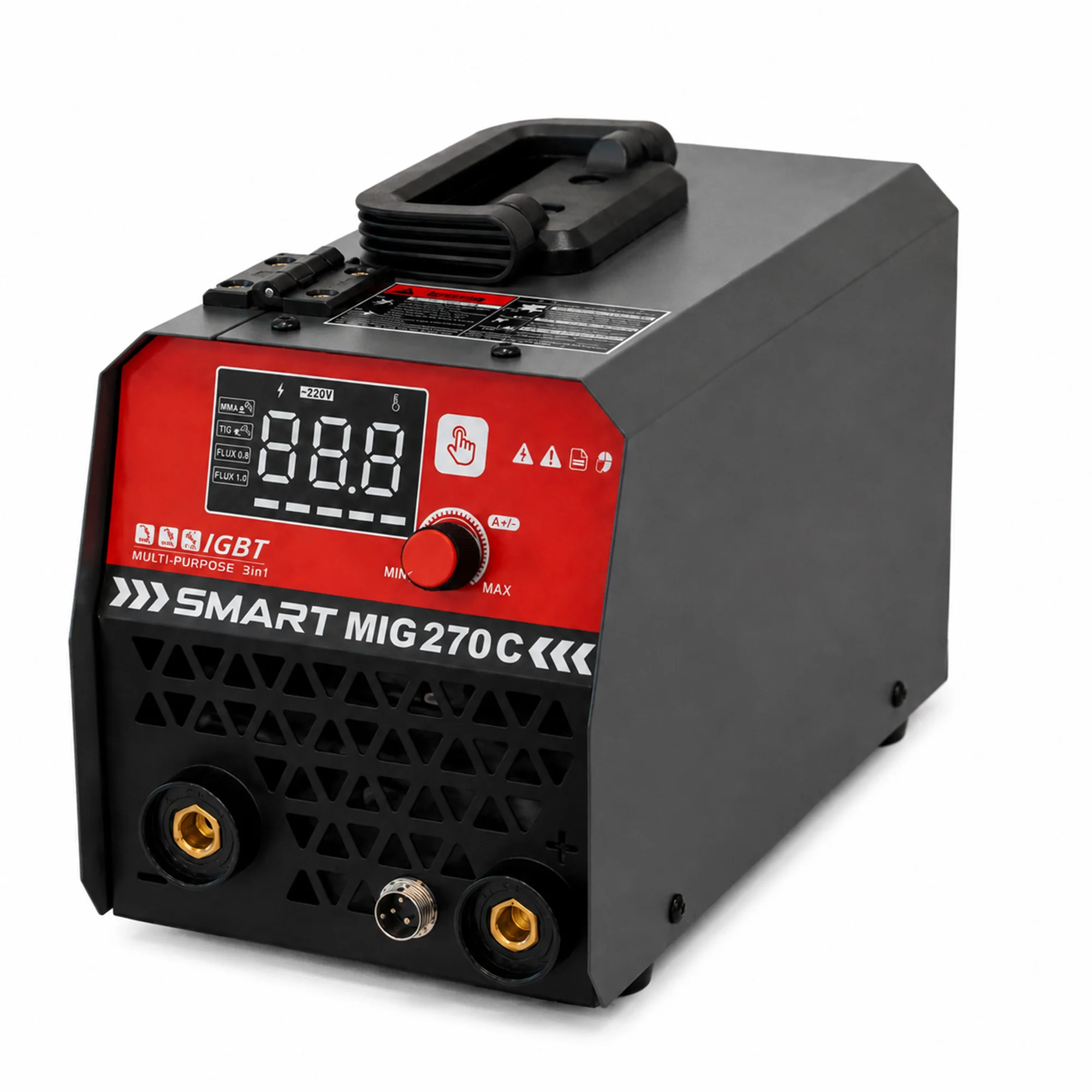 Mini 270A 3-in-1 MMA/Lift/TIG Gas Protection IGBT Inverter Welder 3.8KG Household Workshop Maintenance 220V