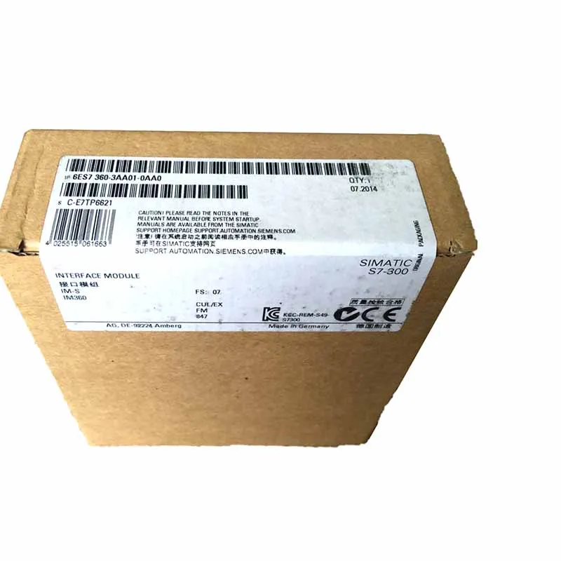 

New original 6ES7360-3AA01-0AA0 6ES73603AA010AA0 one year warranty warehouse spot fast delivery