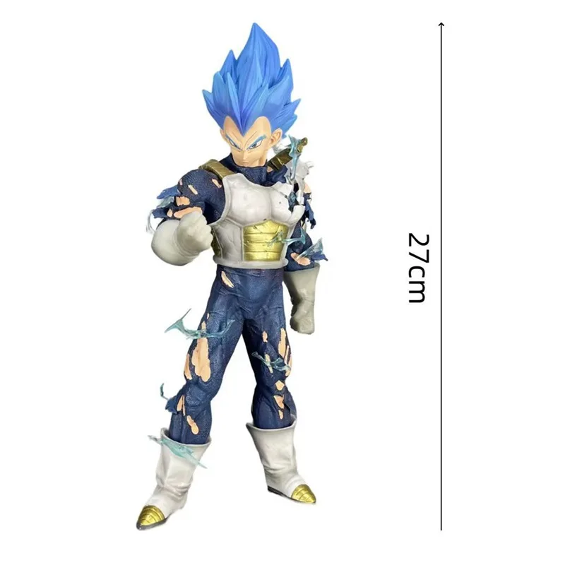 โมเดลเวจิต้าจากอนิเมะดราก้อนบอลขนาด 27 ซม. งานแฮนด์เมดจาก PVC ฟิกเกอร์แอ็คชั่น GK ของสะสมรูปปั้นเวจิต้า ของตกแต่งตั้งโต๊ะ