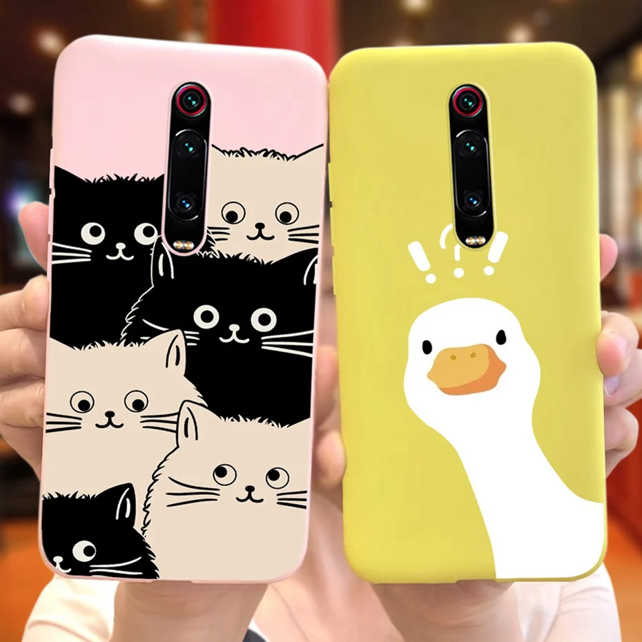 Cartoon Case For Xiaomi Mi 9T Pro Mi9T Cute Candy Color Soft Silicon Back Cover For Xiaomi Mi 9T 9 T 9TPro Phone Cases