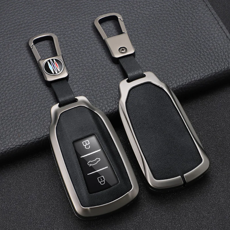 

For dongfeng DFM fengxing s50 ix5 a9 a60 a30 ax4 ax7 glory 500 560 580 jingyi car High Quality Suede Leather Car Key Case Cover