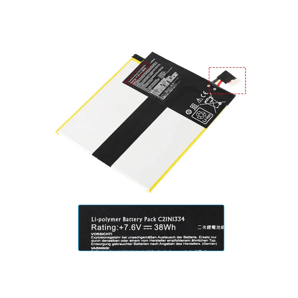 

High Quality 7.6V 38Wh C21N1334 Battery For Asus Transformer Book T200TA T200TA-1A T200TA-1K T200TA-1R 200TA-C1-BL Series