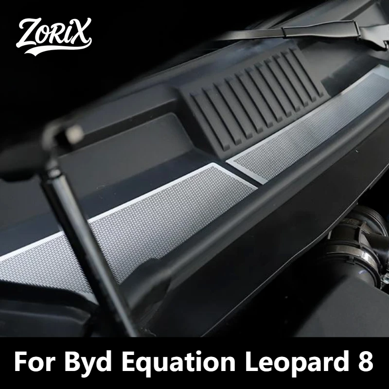 For Byd Equation Leopard 8 2025 Hood Anti Blocking Cover Wiper Deflector Cover Front Windshield Lower Rain Collector Protection