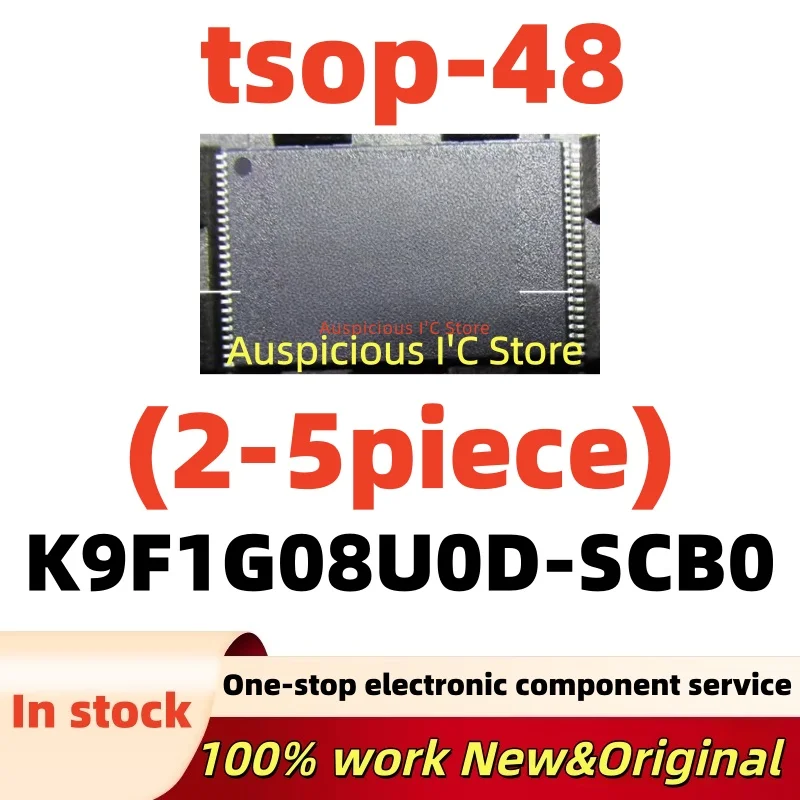 

(2-5pcs) 100%New K9F1G08U0D SCB0 K9F1G08UOD SCBO K9F1G08UOD-SCBO K9F1G08U0D-SCB0 tsop-48