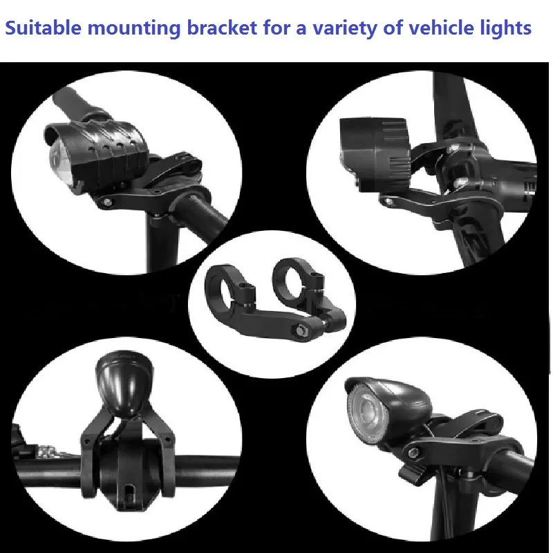 Customized Simple Installation Style Front Light Bracket for Electric Bicycle, Adjustable Riding Light Accessories