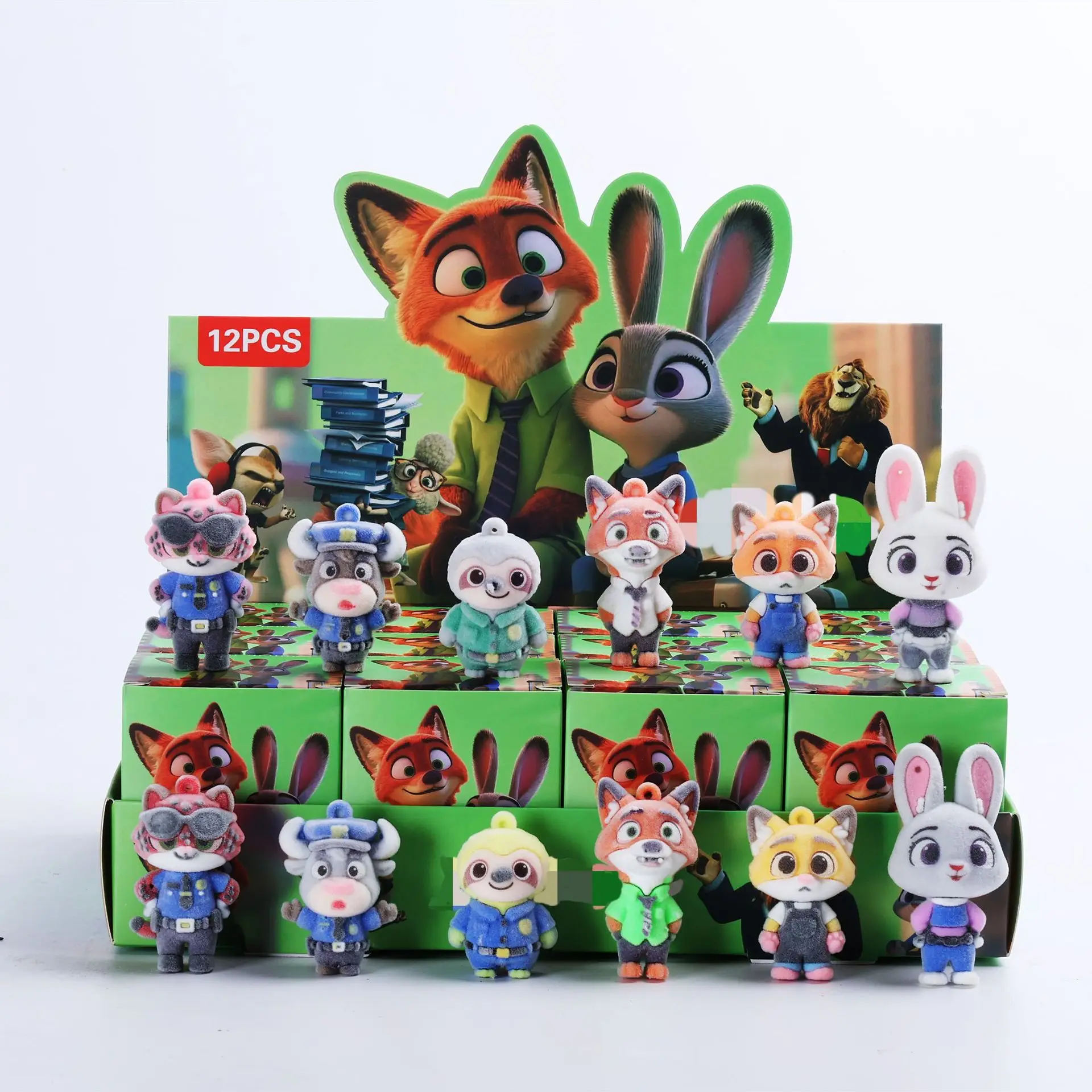 

Аниме Zootopia, смола, растение, бархатная глухая коробка, Джуди Ник, коллекционная фигурка, детская вечеринка, косплей, игры, мультяшная плюшевая игрушка, рождественские подарки