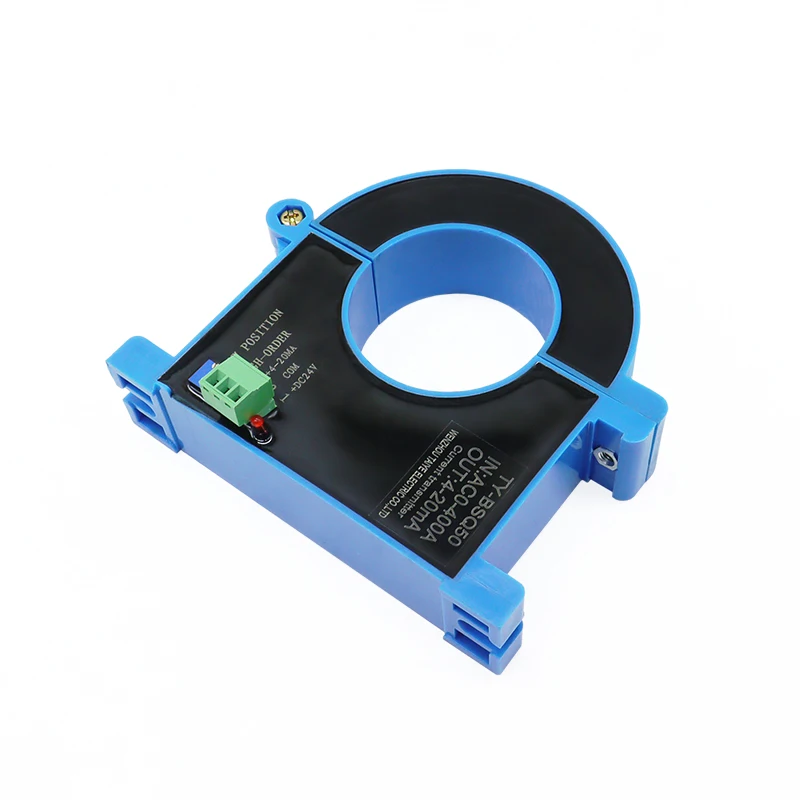 50mm Open Loop Split Core 24VDC Current Transducer Hall Current Sensor Hall Current Transmitter 4-20mA