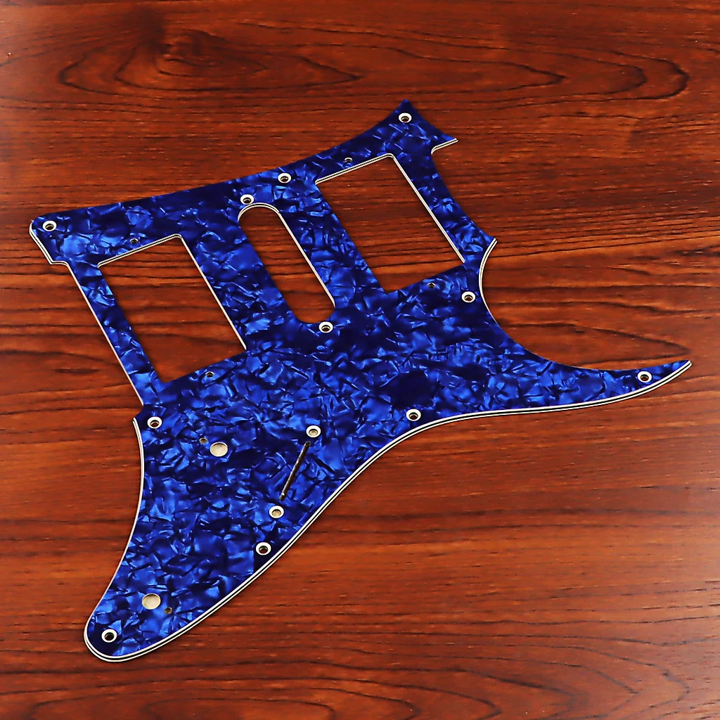 1 x Guitar Pickguard HSH Electric Guitar Pickguard Pick Guard Scratch for Guitar Replacement 3 Ply