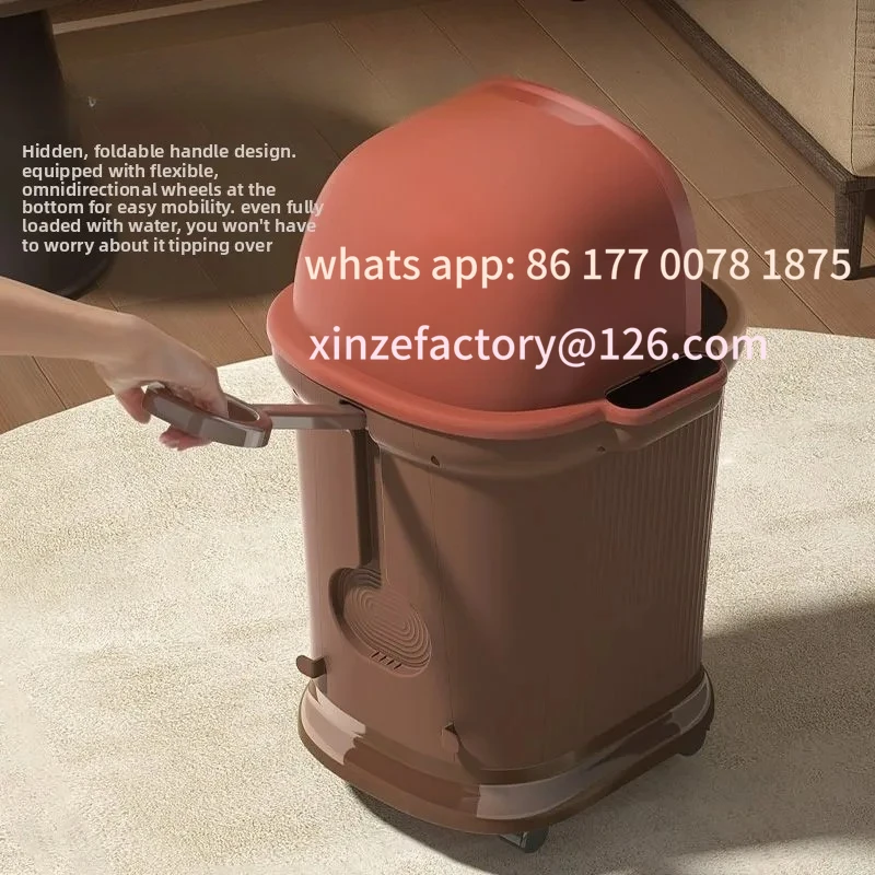 Customizable High-depth Bucket Automatic Heating Constant Temperature Household Electric Massage Tub and High Foot