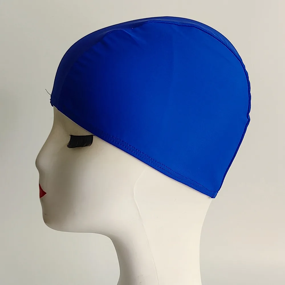 

Comfortable Solid Color Protect Ears Turban Ultrathin Elastic Nylon Swimming Hat Swimming Cap Pool Hat Bathing Caps