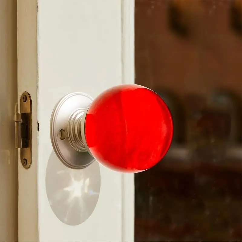 Stylish Cloud Crystal Ball Door Knob Enhances Modern Interior Aesthetics 