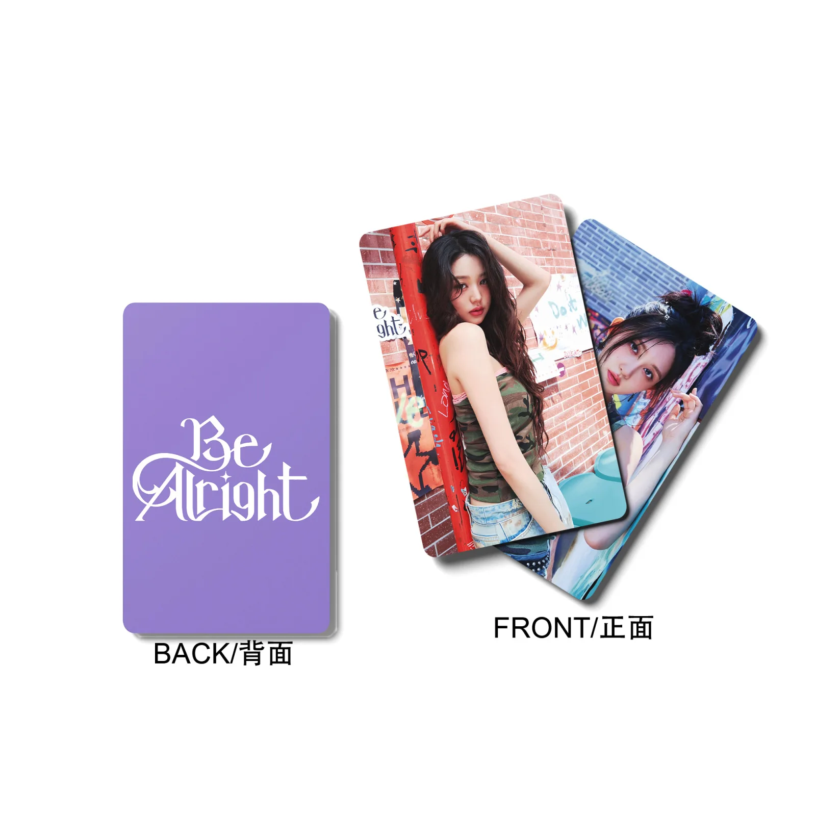 55 Albums de groupe de filles BE ALRIGHT, Mini cartes Wonyoung LIZ, cartes LOMO, carte de Collection de fans, boîte-cadeau
