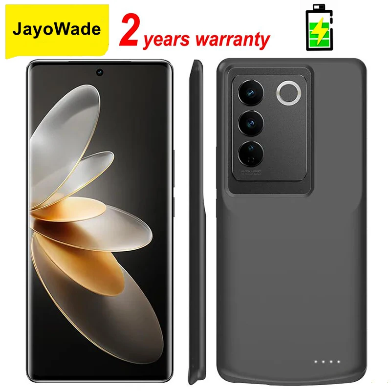 JayoWade 6800Mah Battery Charger Case For VIVO S17 Pro Power Case S17E S17 Pro Power Bank Phone Cover For VIVO S17 Pro