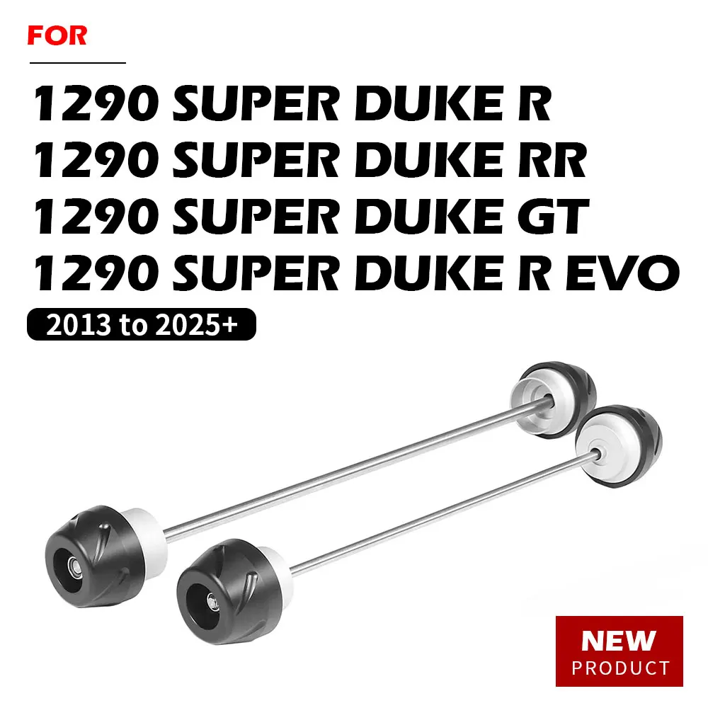 

1290 SUPER DUKE R EVO 2013 to 2025 + Anti-collision Slider Accessories For KAWASAKI Motorcycle Front Rear Axle Fork Crash Slider