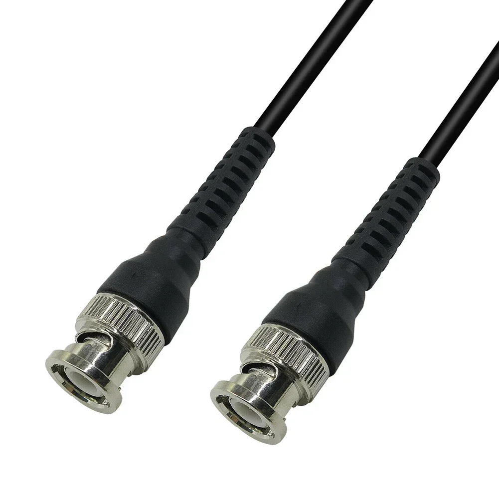 BNC Q9 Male To Male Plug Oscilloscope Test Cable Wire 50 Ohm 3.3ft Impedance Coaxial Cable Cord 100cm