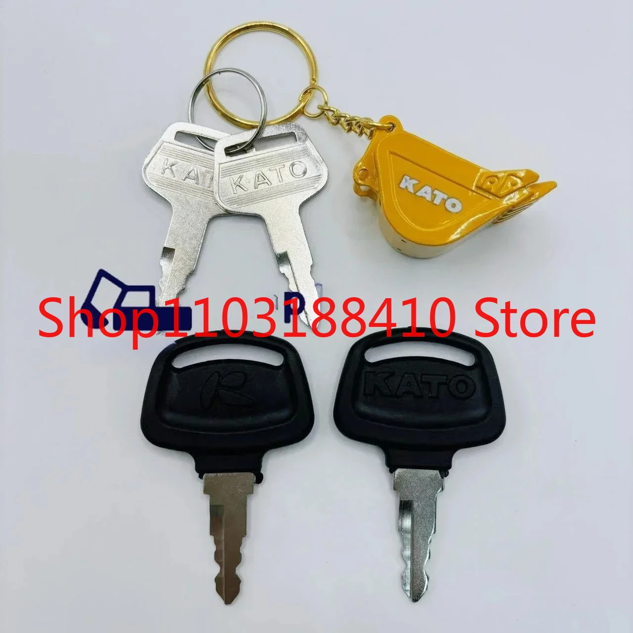 Heavy Equipment Keychain - Clé de démarrage pour excavatrice Kato