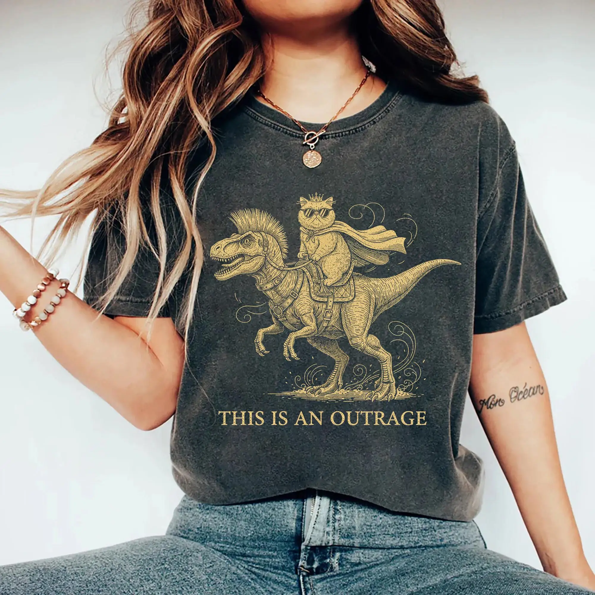 Princess Donut and Mongo Shirt, Dungeon Crawler Carl Bookish Merch