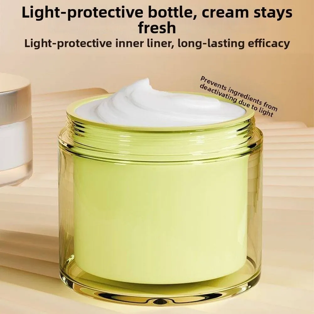 

New 50ml Airless Pump Jar Empty Refillable Vacuum Bottle Push Down Pump Dispenser for Creams Gels Lotions Cream