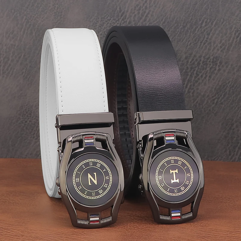 

2023 Hot High Quality Black Z Letter NewAutomatic Buckle Belt Men Luxury BrandBelt Casual Dress Belt Designer