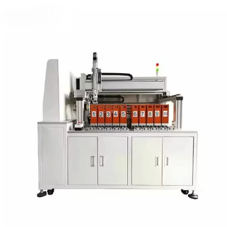 TMAX Brand Automatic 12 Channels Cylindrical Battery Sorter for Battery Pack Assembly with High Accuracy Battery Tester
