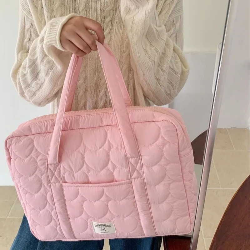 

Корейская сумка-тоут для ноутбука в стиле INS, большая вместительная сумка для планшетов, портативный компьютерный портфель для iPad HUAWEI13-16,1 дюйма