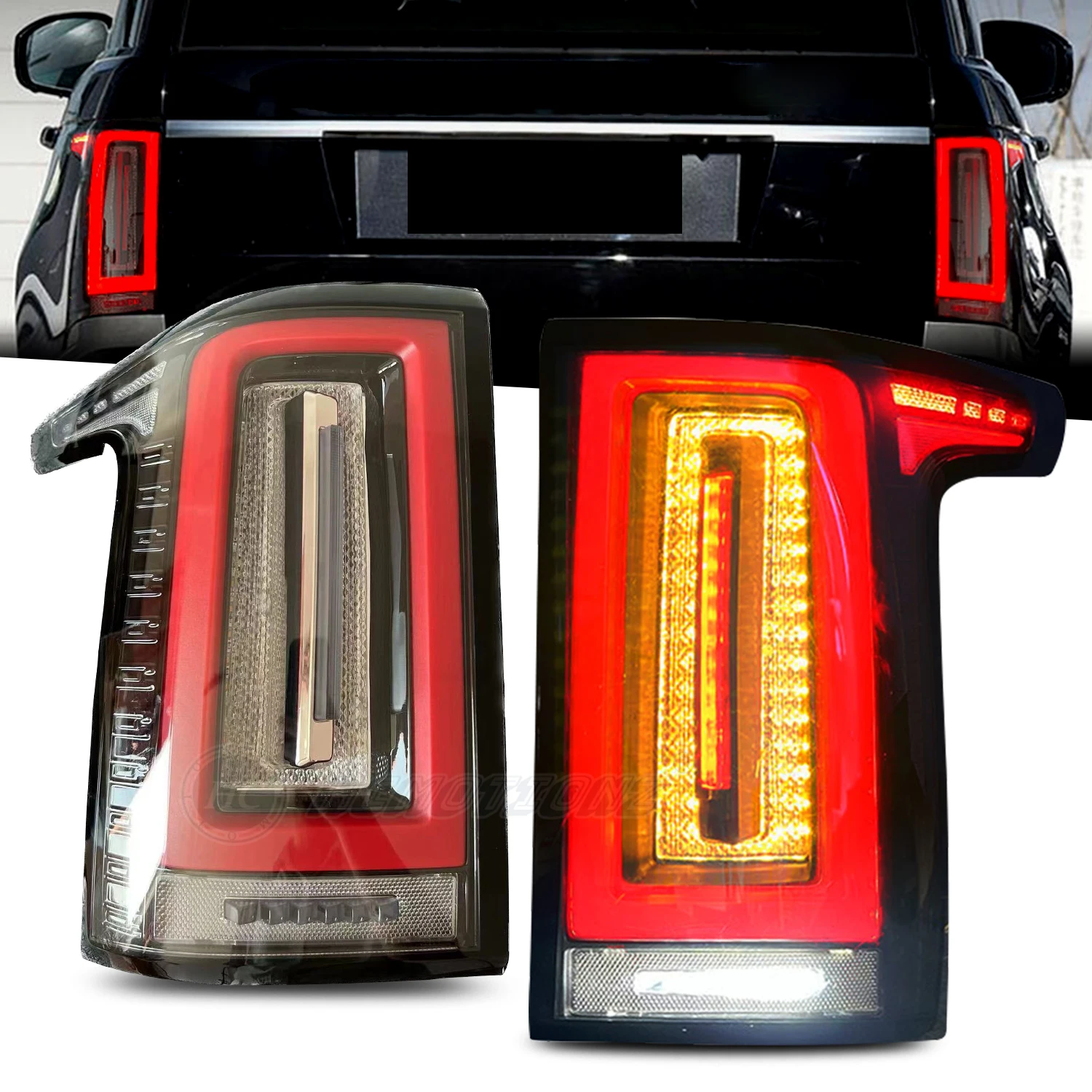 HCMOTIONZ LED Tail Lights For Range Rover 2012-2021 4th DRL Start UP Animation Rear Lamp Auto parts Plug And Play