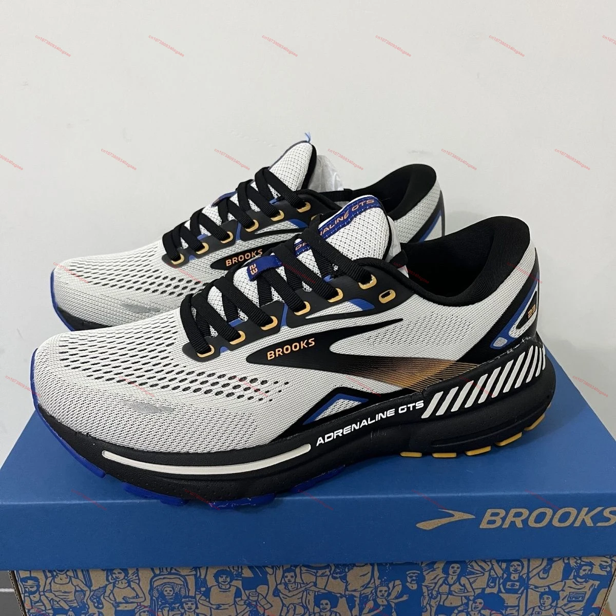 BROOKS Sneakers Adrenaline GTS 23 Running Shoes for Men Cushioning Breathable Support Outdoor Casual Sports Shoes for Men