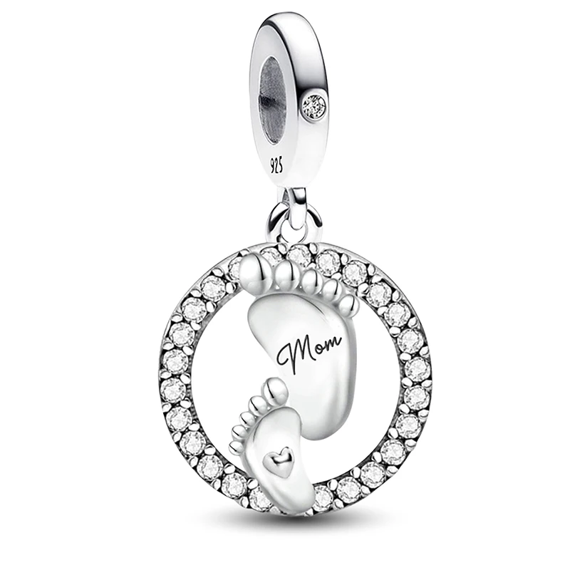 925 Sterling Silver Love Heart Girl Ball Pink Series Charm Beads Fit Diy Bracelet Bangle Making Gift Of High Quality Jewelry - Image 4
