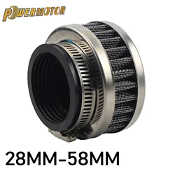Motorcycle Air Filter Sports Intake 32 35 38 48mm High Flow Air Filter Cleaner Motocross Pit Dirt Bike Scooters Universal Parts