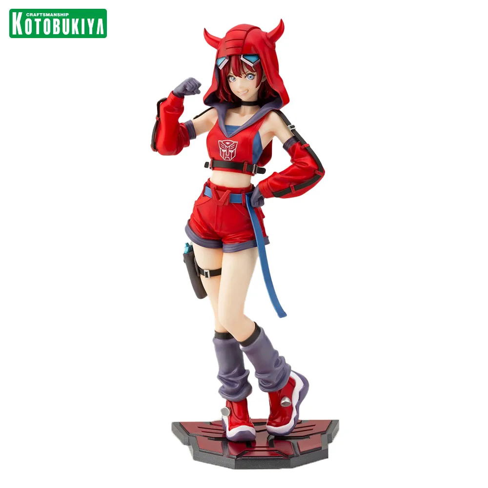 Original em estoque kotobukiya transformadores-clipe-bishoujo estátua edição limitada anime figura de ação modelo decoração