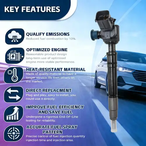 Imagen 2 del producto Inyector de Combustible Common Rail 23670-11060 para Motor Diésel Toyota Hilux 1GD-FTV 2GD-FTV