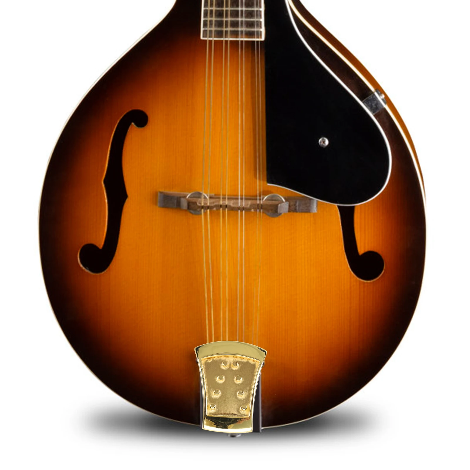 

1 set Alloy Mandolin Bridge Tailpiece Kit 8-String Replacement For Mandolin Accessories Premium Parts Durable Shiny Finish