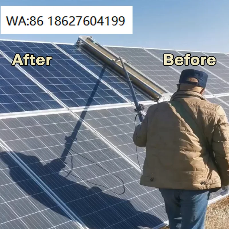 All In One Auto Solar Cleaning System | Multifunctional PV Cleaner Robot Essential Maintenance Tool For Residential & Commercial