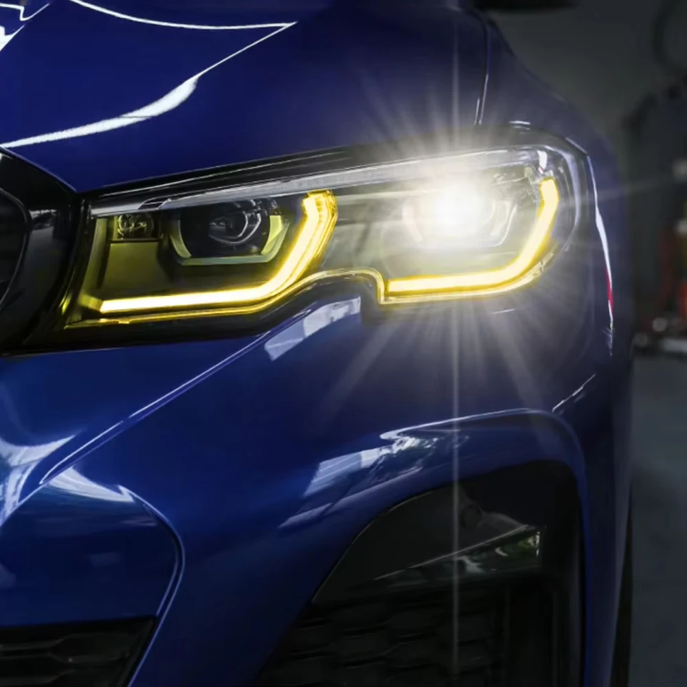 

Suitable for 19-22 Year 3 Series G20 G21 G28 Plug and Play Laser Headlight LED RGB Upgrade for G20 Headlights 330 M340i