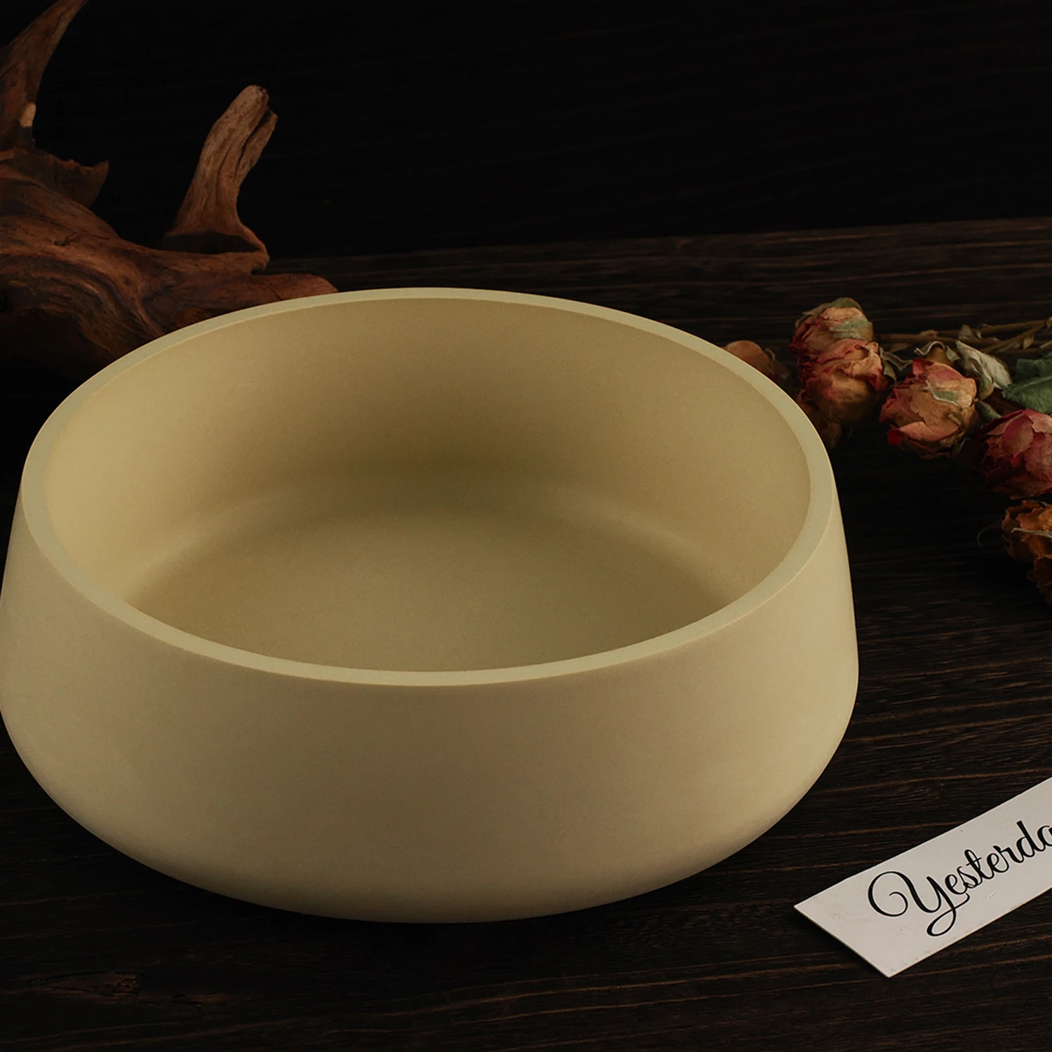 

Large Storage Tray Bowl Silicone Mold DIY Epoxy Resin Gypsum Cement Candle Cup Mould Fish Tank Flower Pot Container Molds