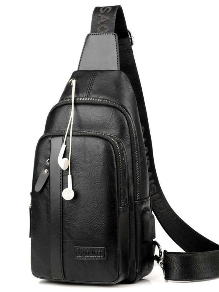sachi-kangaroo-men's-outdoor-usb-chest-bag-crossbody-bag-trendy-retro-pu-leather-single-shoulder-bag-waterproof-polyester