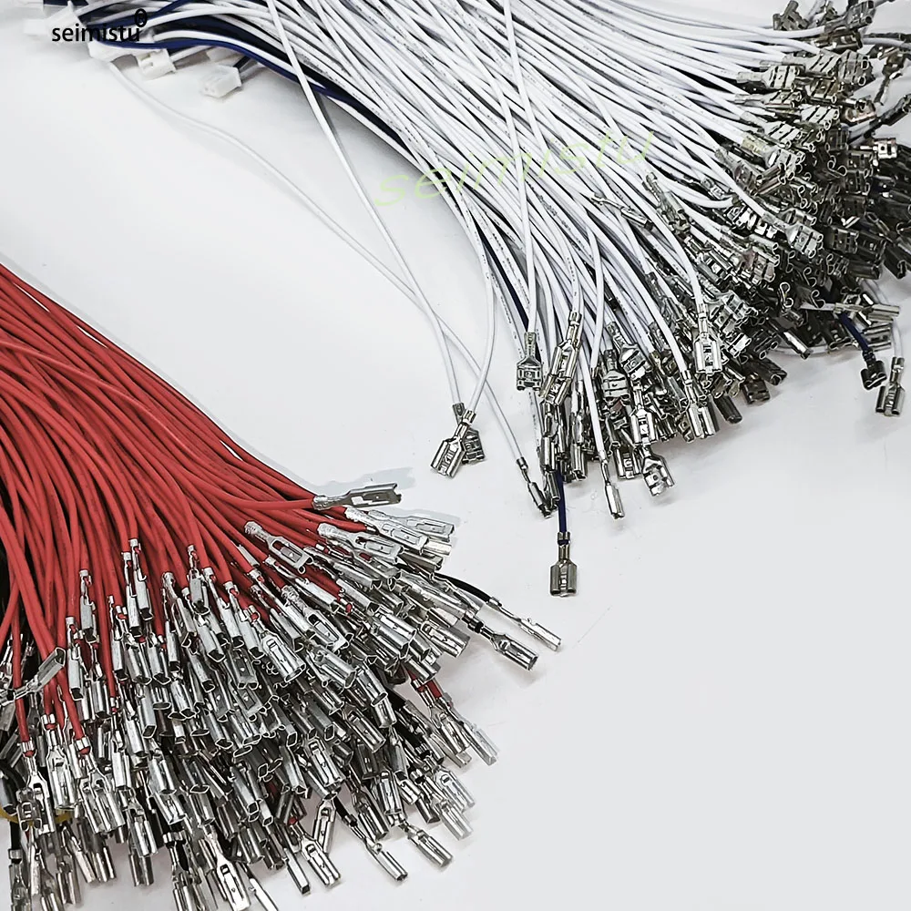2-poliges H2.54-Kabel, DuPont-Kabel, Anschlusskabel, 4,8 mm/2,8 mm, für Zero Delay Arcade USB Board, Happ Joystick, SANWA-Drucktaste, 20 Stück – Detail 10