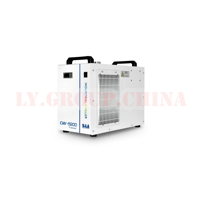 

S&A CW-5200 Series Industrial Water Cooler 130W CO2 Glass Tube CNC Spin Cool Chiller for CO2 Engraving Machine New