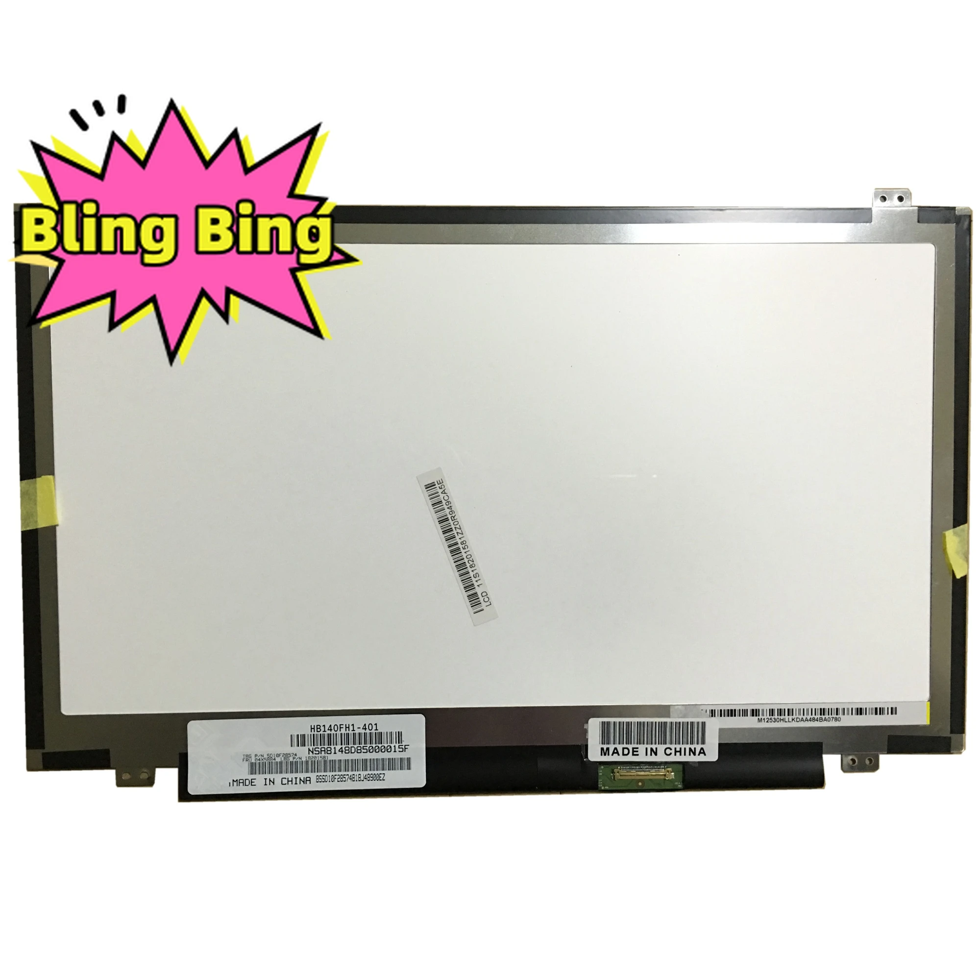 

HB140FH1-401 /301 fit N140HGE-EAA EA1 EBA B140HTN01.1 B140HTN01.2 B140HTN01.0 1920*1080 30 PIN LCD LED Screen NEW