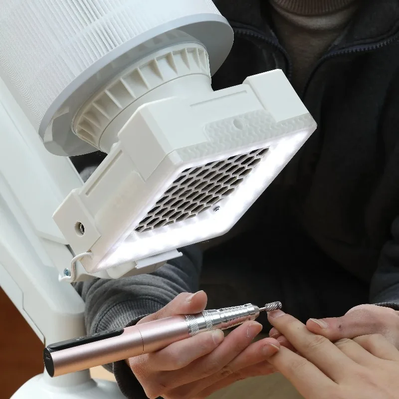 Portable Vertical Nail Vacuum Dust Collector Extractor Fan for Manicure Pedicure Salon