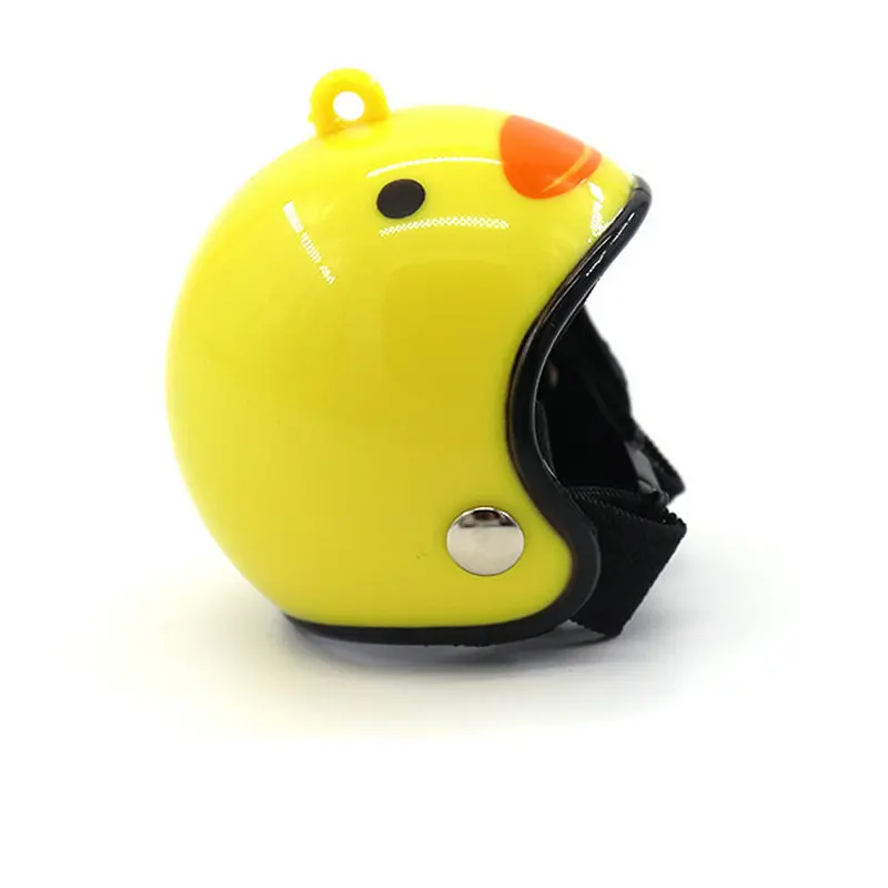 Casco de seguridad divertido para mascotas, protección para cabeza de pollo, suministros para mascotas