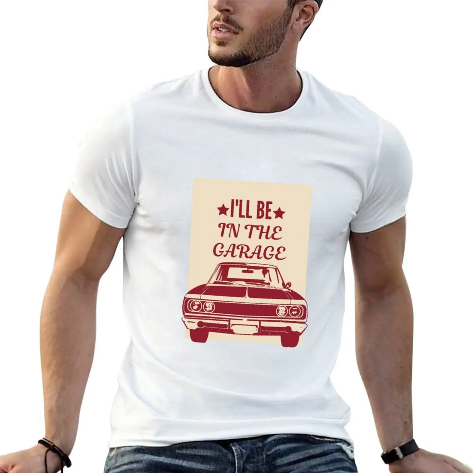 I'LL BE IN THE GARAGE Garage Squad Lifestyle and Hobbies T-Shirt new edition graphics men t shirts high quality