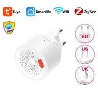 Zigbee Tuya Smart Home Natural Gas Sensor Combustible Coal Gas LPG Gas Leakage Alarm Detector Fire Security Smart Life