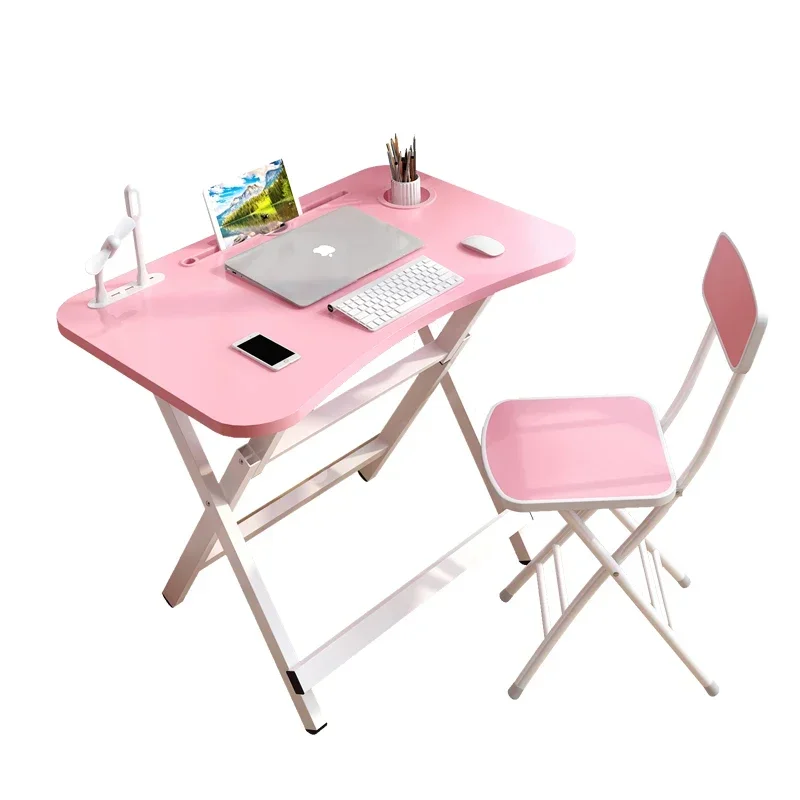 

Children's Study Desk Desk Folding Table Simple Home Student Study Table and Chair Set Simple Elementary School Student Desk