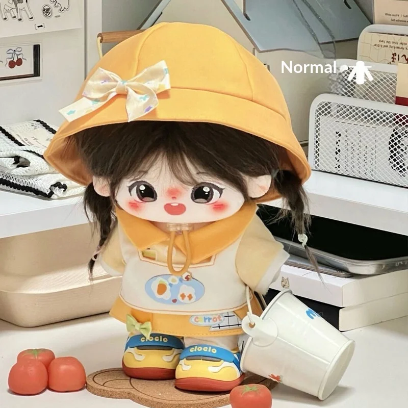 20cm long carrot white baby clothes with no attributes cotton baby clothes cute replacement set for children's group kinderga