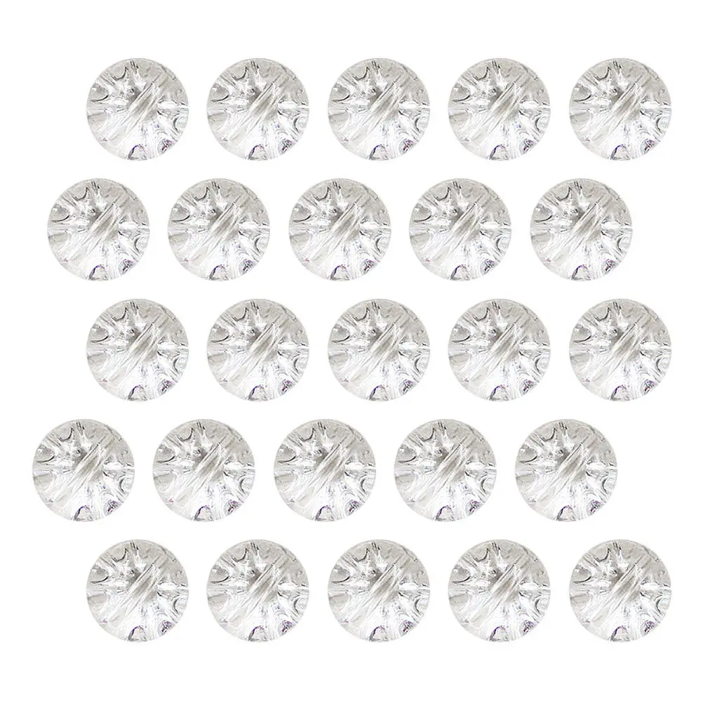100Pcs Strong Wear-Resistant Resin Buttons Creative Sewing Buttons for Clothes Fabric Decoration Craft Scrapbook DIY Button