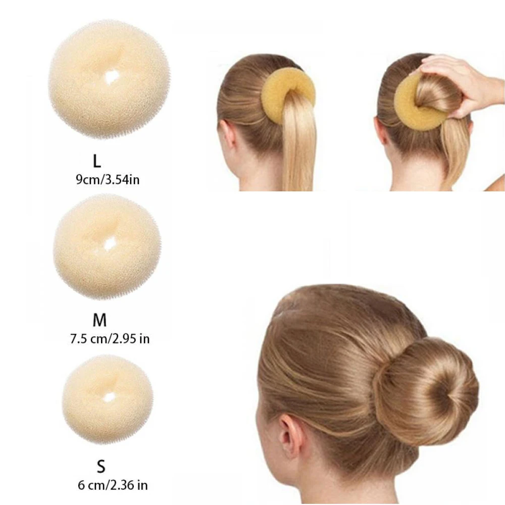 Hair Styling Donut Bun Maker Bun Ring Shaper Updo Magic Hair Tools for Children Women Girls Hair Accessories Dropshipping