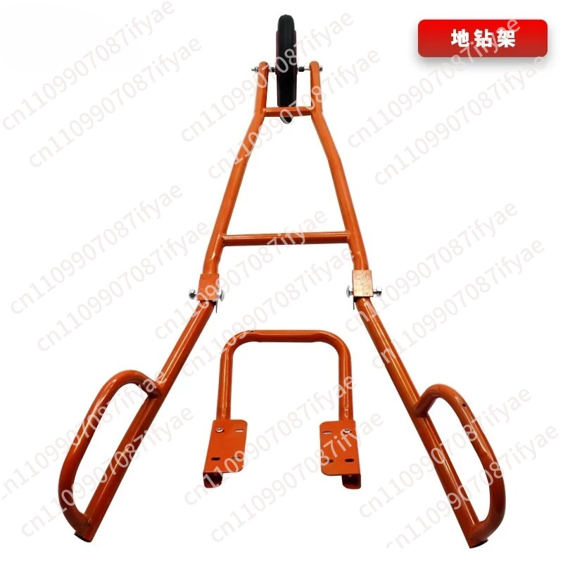 Hand Push Type Single Wheel Ground Drill Rack DoubleWheel Agricultural Drilling Ground Drill Digging Rack Small Planting Machine
