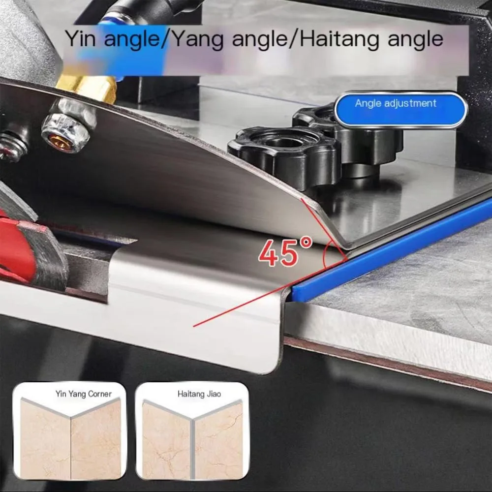 New 45 Degree Tile Chamfering Machine For Porcelain Ceramic Tile Dust-free Chamfer Bevel Cutter Tool Tile Chamfer Tool view 4