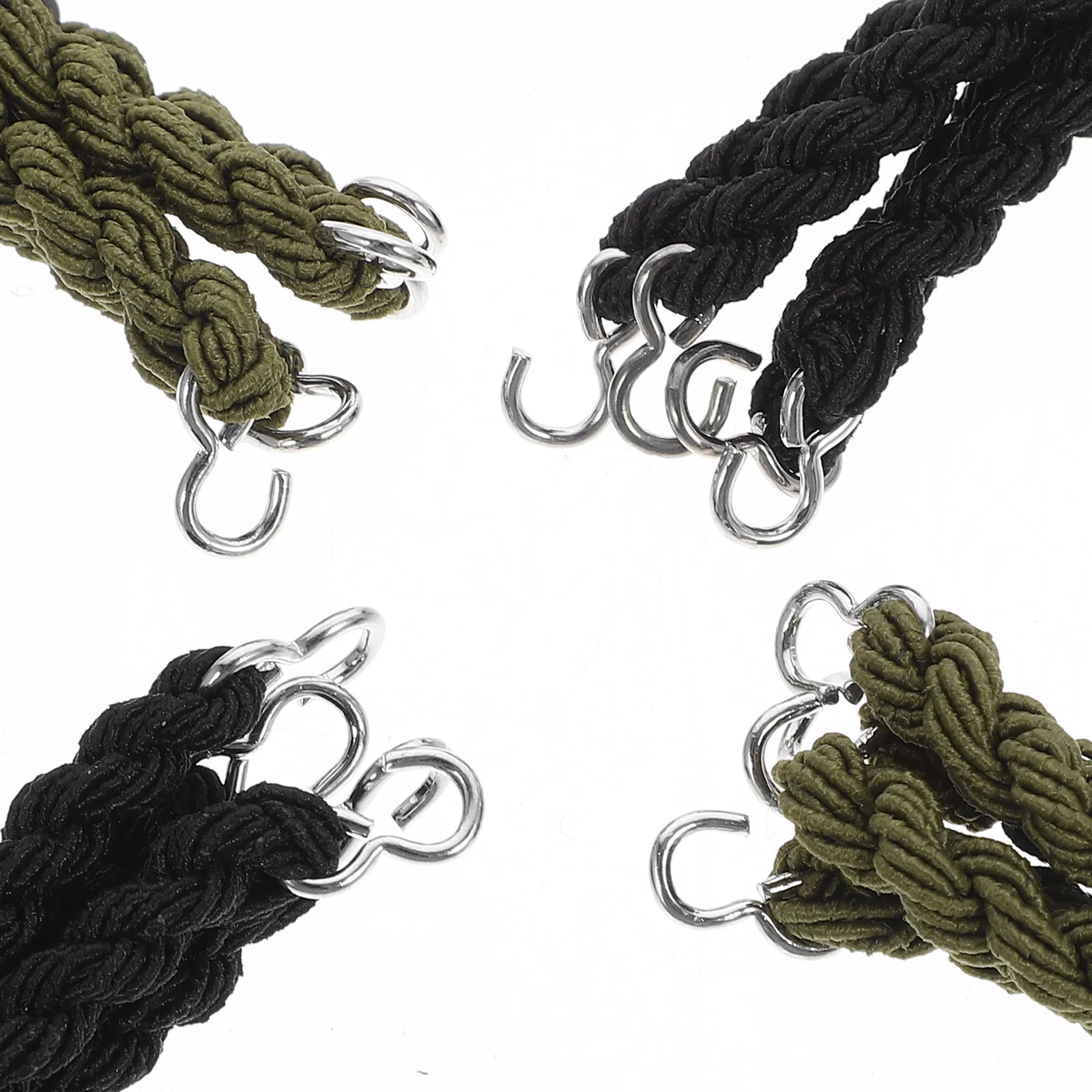 

8 Pcs Boot Strap Leggings Straps Elastic Accessories Ropes Portable Aluminum Alloy